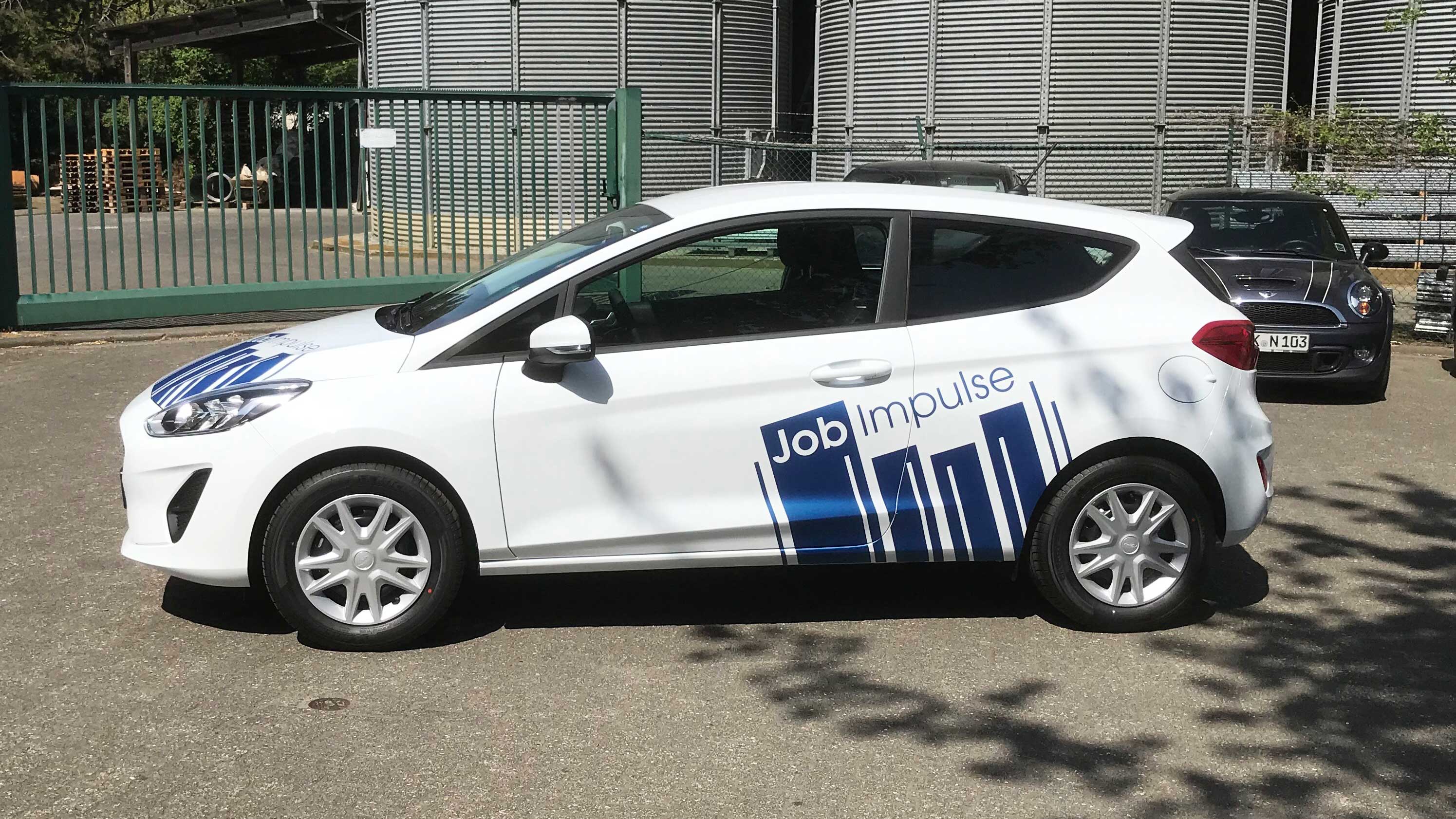 JobImpulse – Fahrzeugbeschriftung Mainz