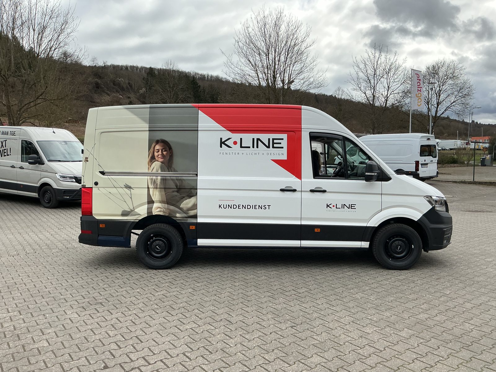 PaX MAN Crafter – rechte Seite, K-LINE Branding mit Fotoprint